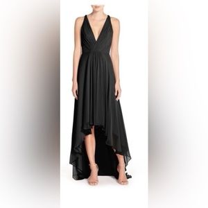 Bridesmaid Monique Lhuillier Black Dress size 2
